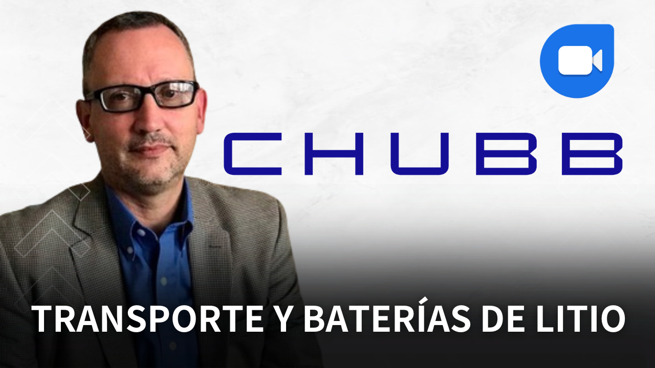 Conversamos con Hernán Cantillo, Gerente de Ingeniería de Riesgos de @CHUBB Seguros, para conocer qué está ocurriendo con el transporte de vehículos y demás artefactos provistos con baterías de litio.