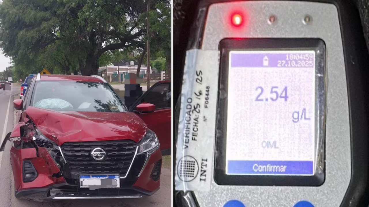 El conductor de una Toyota Hilux impactó contra un Nissan Kicks conducido por una mujer de 36 años a la altura de Anisacate. La mujer fue asistida por un servicio de emergencias.