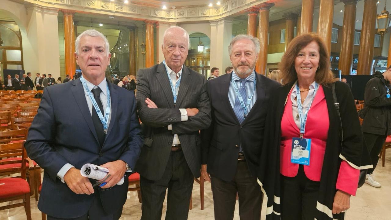 La presidente Virginia Alarcia, el vicepresidente Tomás Fourcade y el vocal Damián Villamea representaron a los liquidadores en el encuentro.