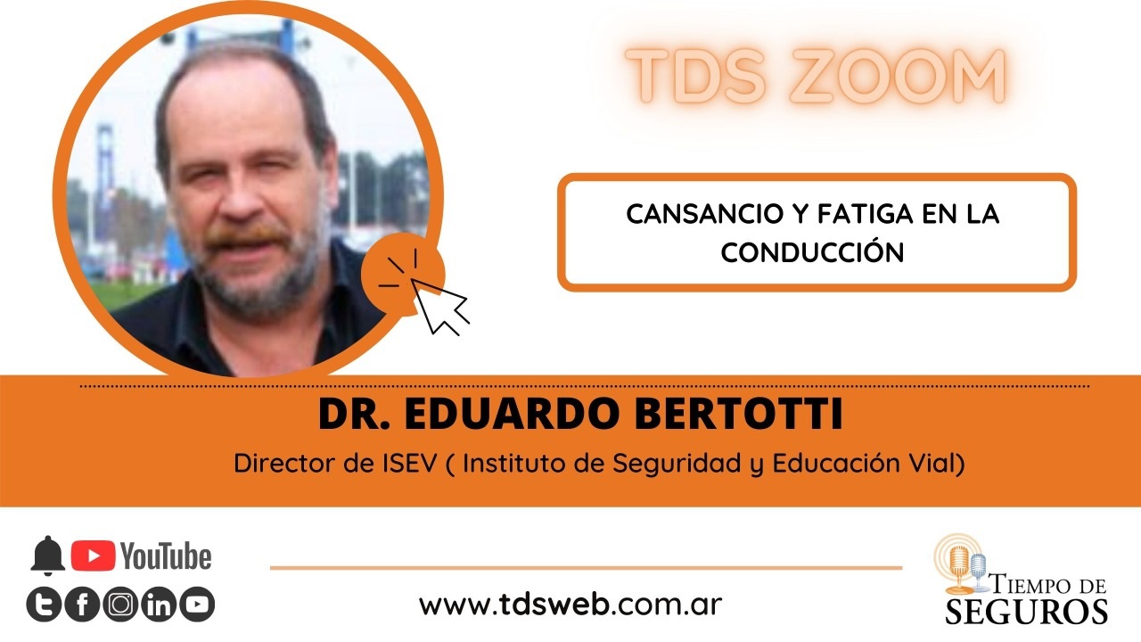 Entrevistamos al Dr. Eduardo Bertotti, Director del  ISEV (Instituto de Seguridad y Educación Vial) para conocer acerca de la reciente encuesta realizada por ese organismo sobre CANSANCIO Y FATIGA EN LA CONDUCCIÓN.