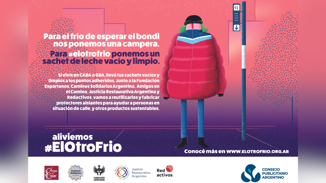 El compromiso de todos ayuda a aliviar #ElOtroFrío, por eso la compañía participa de esta iniciativa que impulsa el Consejo Publicitario Argentino junto a diversas organizaciones.