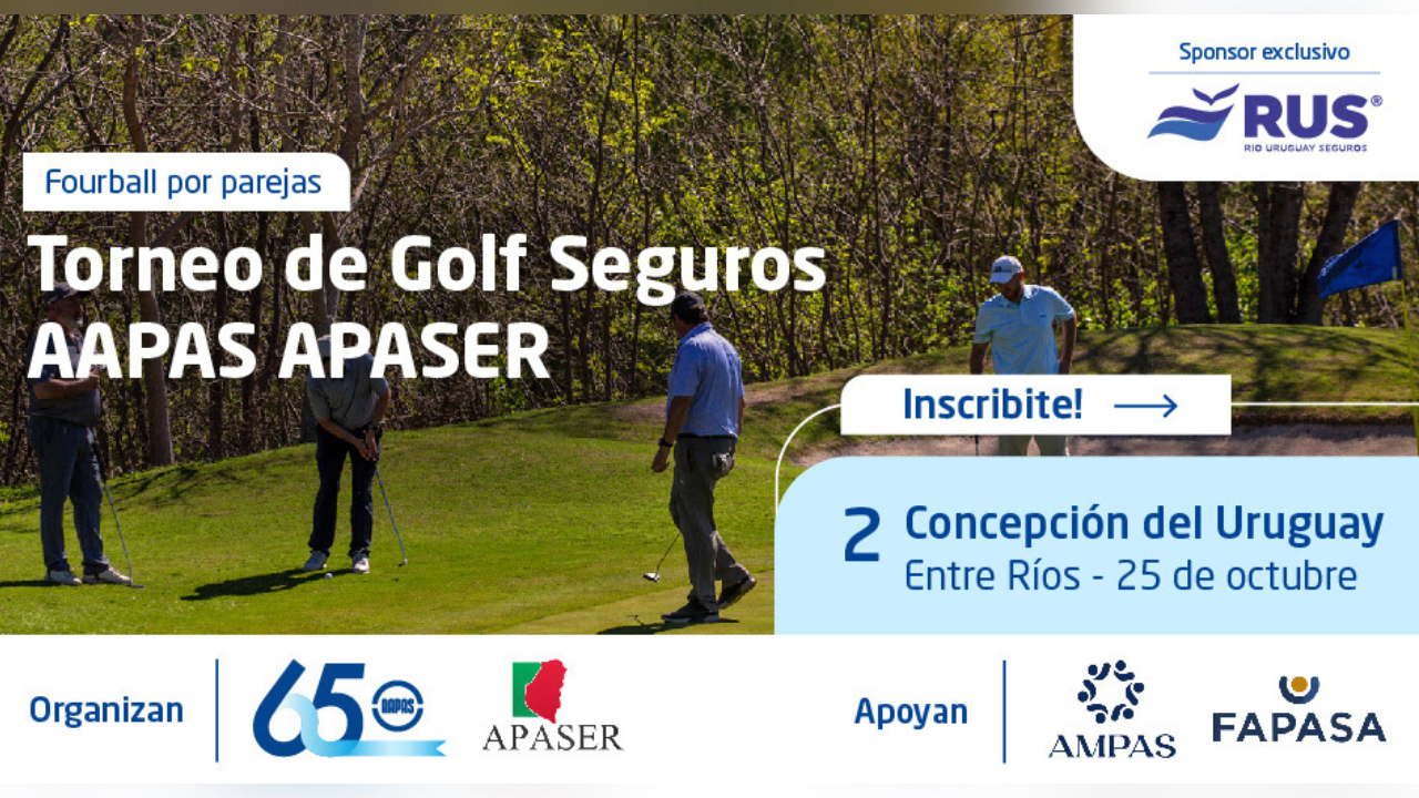 Llega la segunda fecha del Torneo de Golf Seguros 2024. Se llevará a cabo el próximo 25 de octubre en  Concepción del Uruguay, Entre Ríos.