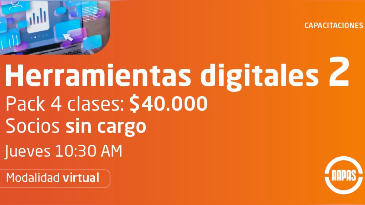 Ciclo de 4 clases breves. Inicio: 2 de Octubre. Modalidad: virtual. Socios sin cargo.