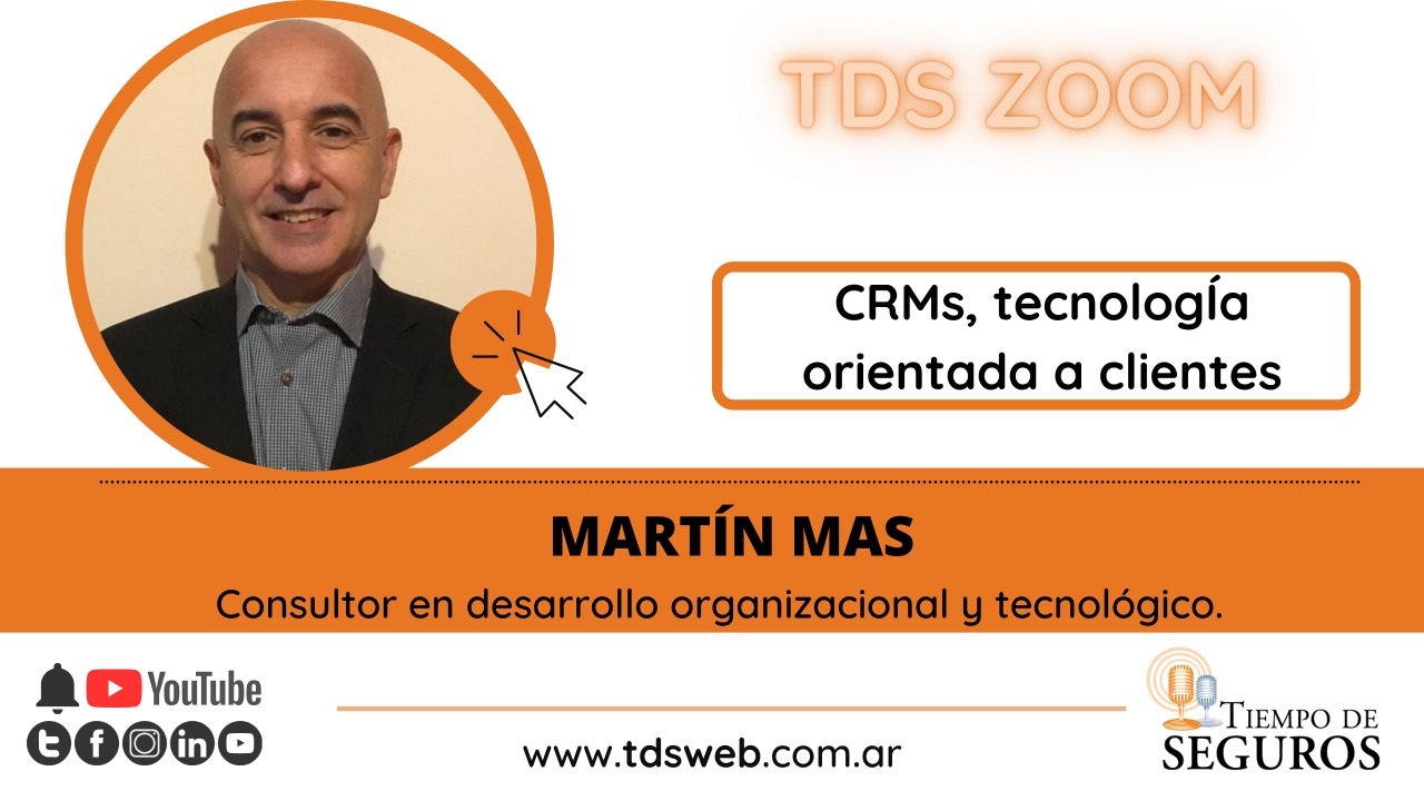 Una nueva charla con Martín Mas, consultor en desarrollo organizacional  y tecnológico, focalizado en el mercado asegurador, quien actualmente está acompañando a la organización NEW LEADERS en su proyecto de desarrollo de productores.
