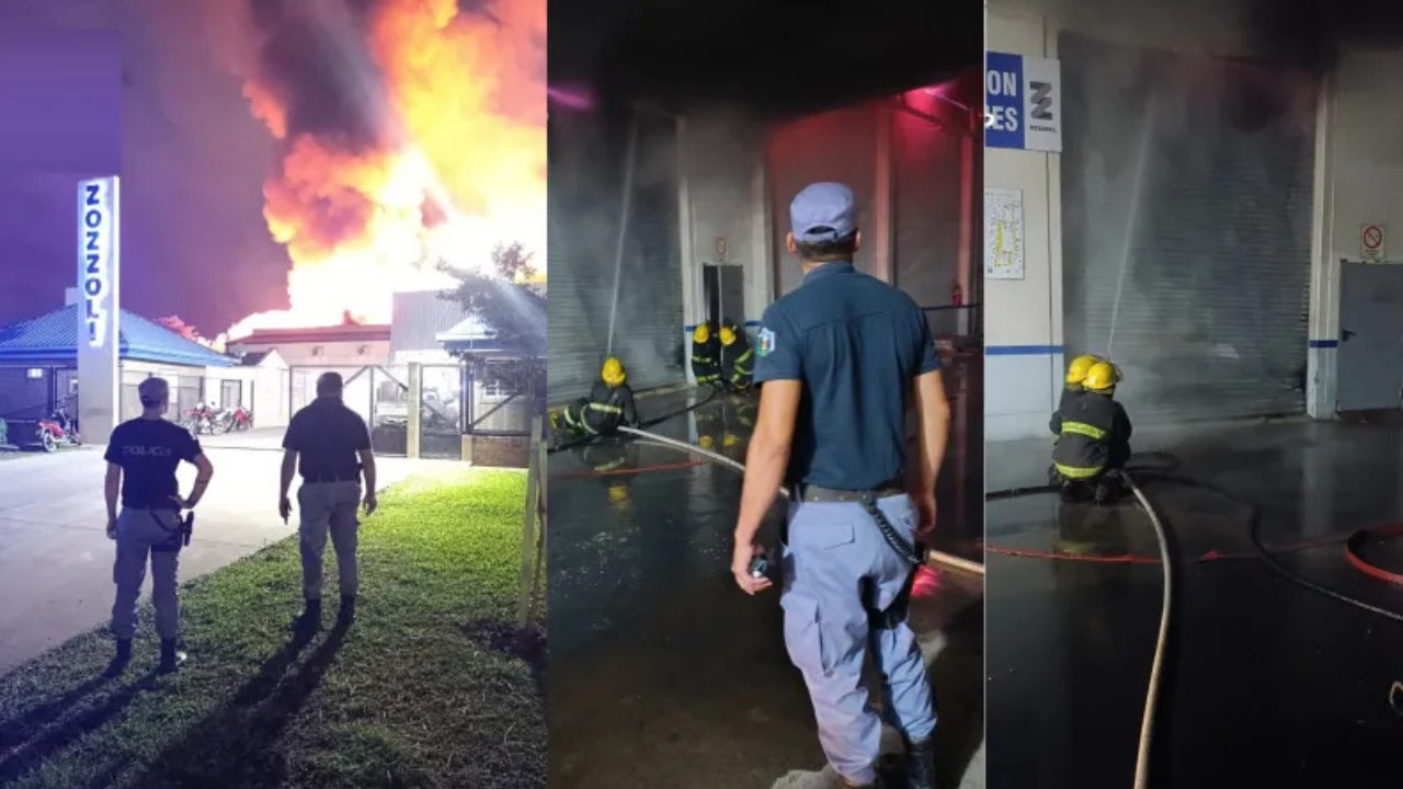 Un voraz incendio se desató en la madrugada de este miércoles 24 de diciembre en parte de los galpones de depósito de la fábrica de colchones Zozzoli, la más grande de la provincia, productora de la marca "Maxi King". El siniestro comenzó alrededor de las 4 de la mañana en uno de los galpones ubicados sobre la colectora de la Ruta Nacional 95, a pocos metros del acceso por avenida Los Inmigrantes.