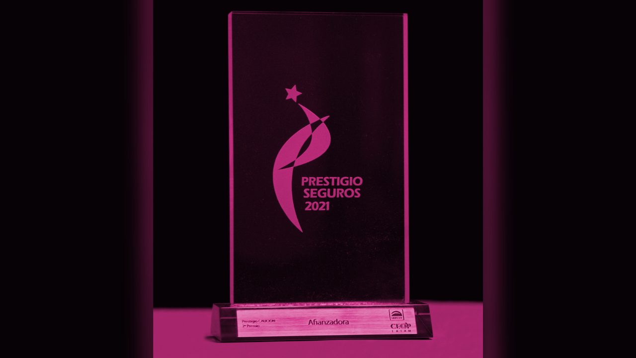 Una vez más Afianzadora se ubica en el podio de los Premios Prestigio 2021, votada por el público en general, ejecutivos del sector y Productores Asesores de Seguros...