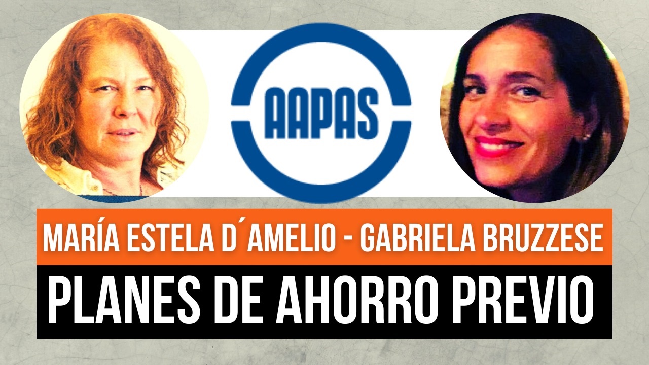 AAPAS sostiene la lucha por la libre elección del seguro en los planes de ahorro previo y conversamos con María Estela D´Amelio y la Dra. Gabriela Bruzzese para que nos cuenten de las acciones que están llevando adelante.