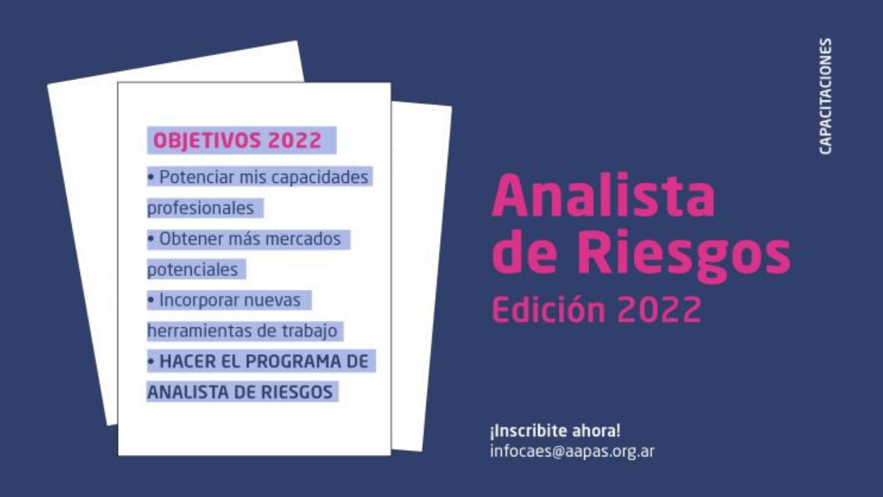 ARPAS prepara al alumno en el uso de herramientas y protocolos de trabajo para identificar los riesgos de forma tal de diseñar una solución a la medida de las necesidades...