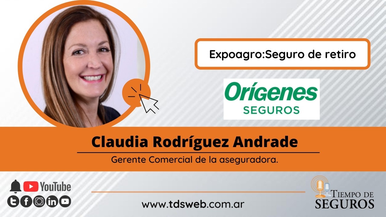 Otra aseguradora que estuvo presente en Expoagro, en este caso para difundir el seguro de retiro, y conversamos de ello con  Claudia Rodríguez Andrade, Gerente Comercial de la aseguradora.