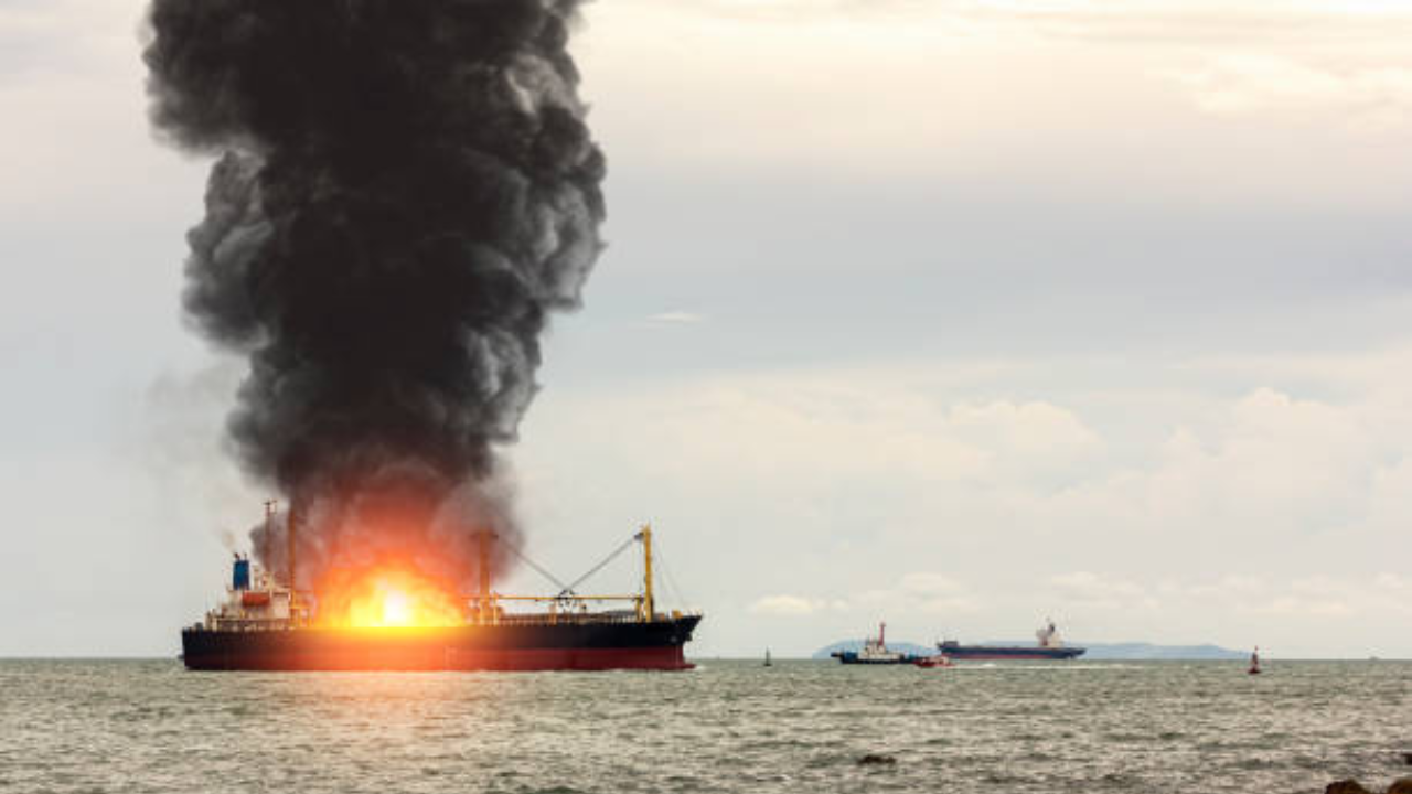 Las pérdidas en el transporte marítimo se han reducido a más de la mitad en la última década, pero los incendios a bordo de los buques siguen siendo uno de los mayores problemas de seguridad para la industria.