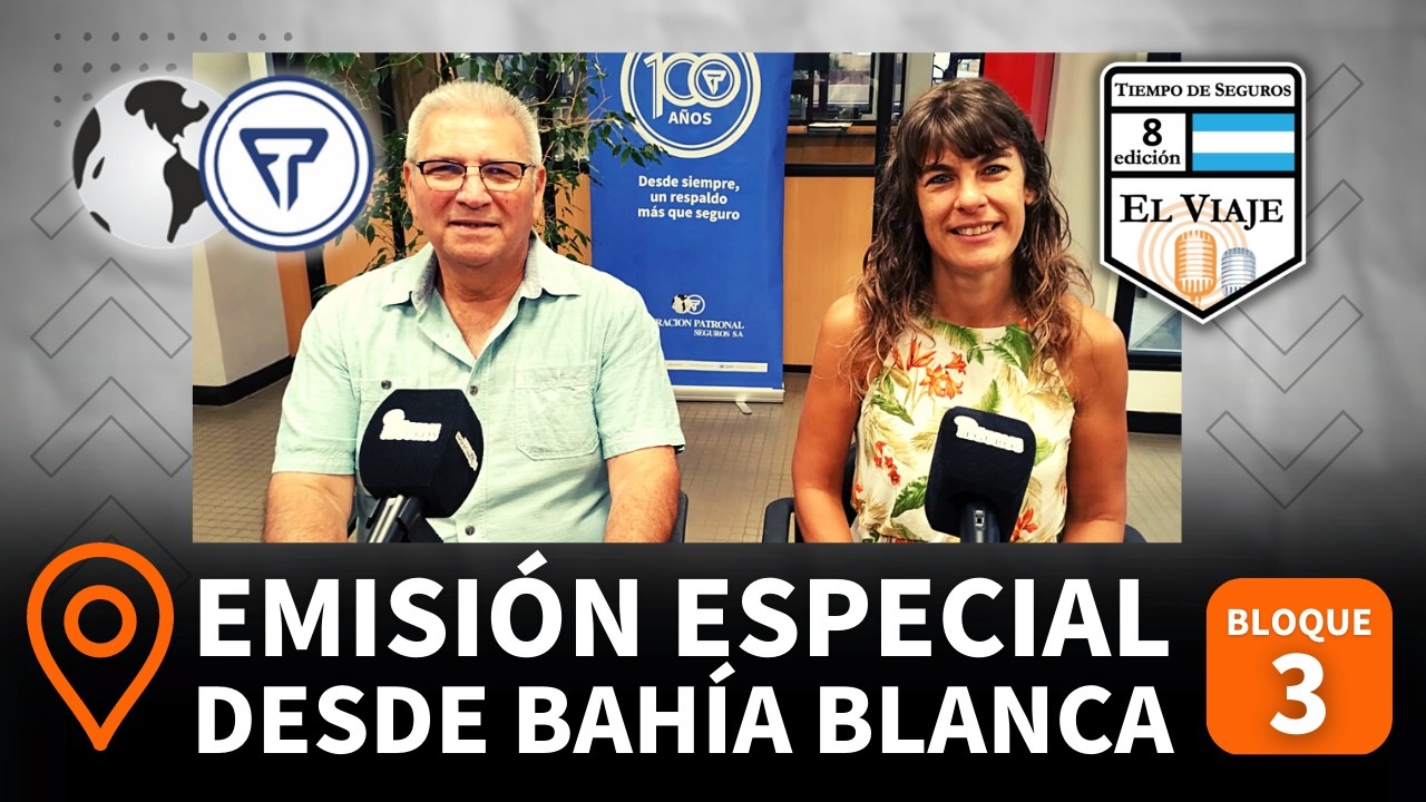 En nuestra ruta hasta Tierra del Fuego volvimos a pasar por Bahía Blanca y allí llevamos adelante nuestra emisión N° 80 desde interior, en esta ocasión desde la Agencia que Federación Patronal posee en dicha ciudad. Junto a Daniela Boffa y José Roberto Santillán, PAS, colaboradores y productores invitados, conocimos mas de la presencia de la centenaria aseguradora en la región, la red de productores con la que operan, la zona que abarcan, las principales problemáticas que afrontan a diario, los siniestros y el estado de la conciencia aseguradora.