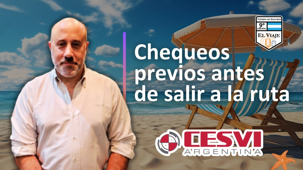 Comienza la 9a. edición de "El Viaje de Tiempo de Seguros" y vamos a cubrir la temporada veraniega en la costa atlántica. Hablamos con Gabriel Martínez, Responsable de Seguridad Vial de Cesvi Argentina, para conocer qué debemos hacer antes de salir.