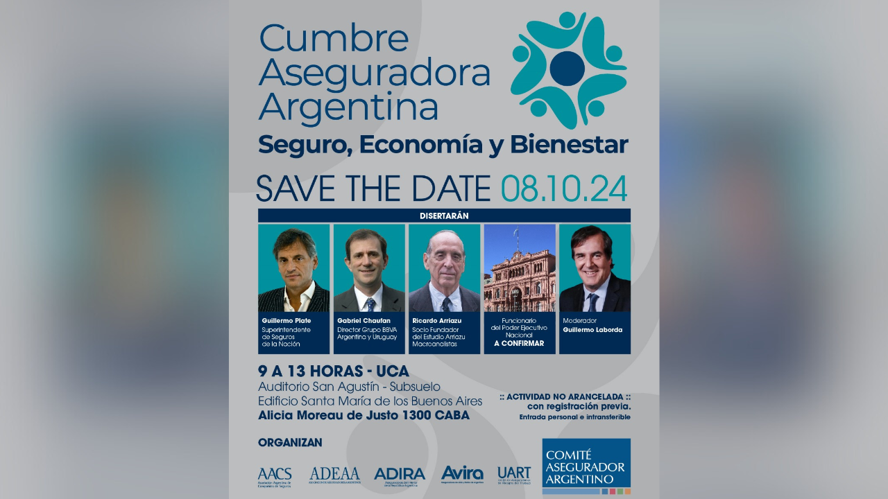 Fecha: 8 de octubre de 2024. Lugar: UCA - Auditorio San Agustín - Subsuelo, CABA. Actividad no arancelada con registración previa.