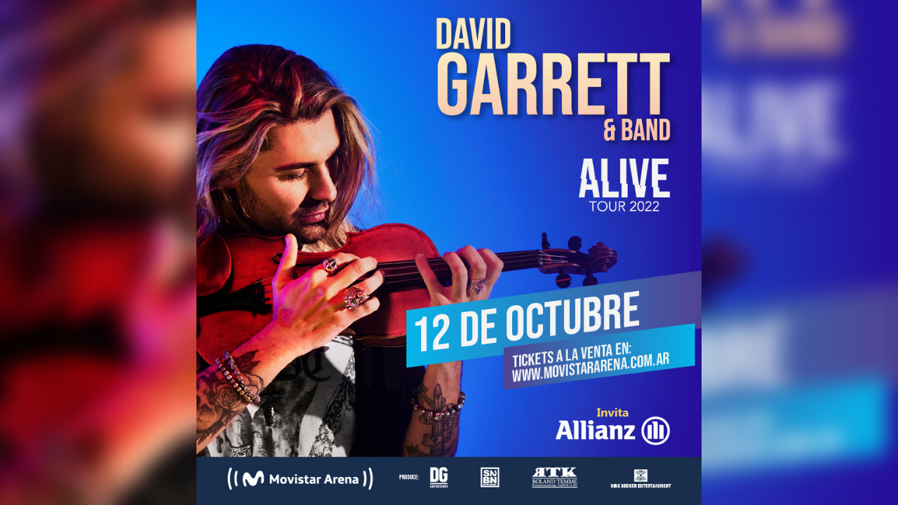 David Garrett es reconocido por ser el pionero de la tendencia moderna del crossover, posicionándose como una superestrella internacional que difumina las líneas entre Mozart...