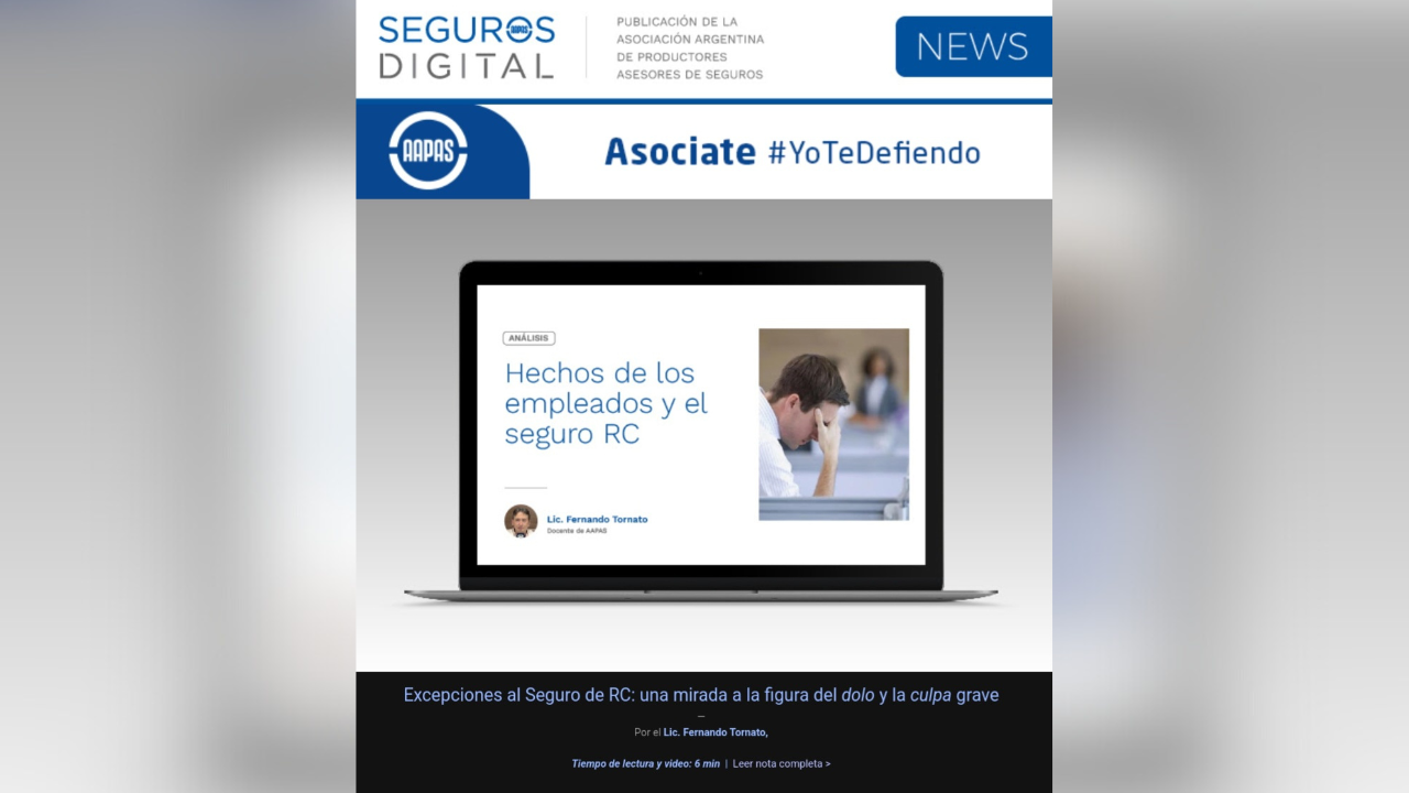 Un nuevo número de la revista SEGUROS en su formato digital editada por la Asociación Argentina de Productores Asesores de Seguros (AAPAS).