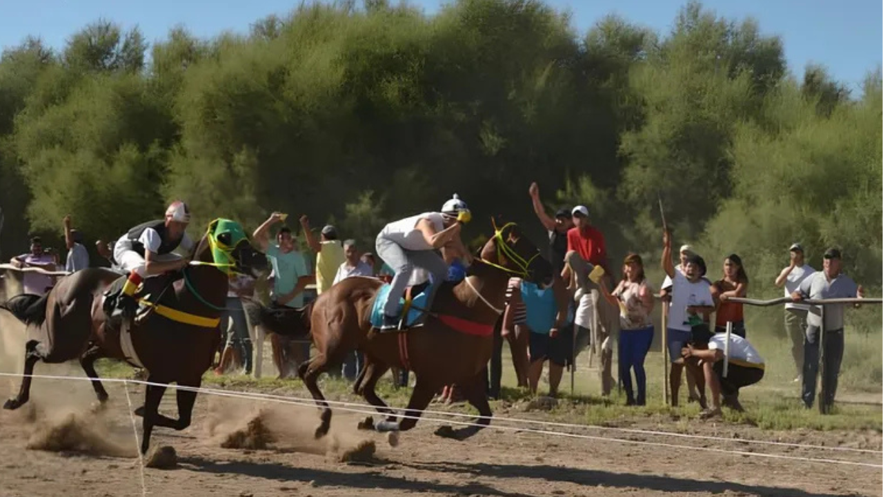 Ocurrió este domingo en Mainqué. Un caballo salió de la pista y atropelló al público. Entre los lesionados hay dos nenes. Uno de ellos está grave.