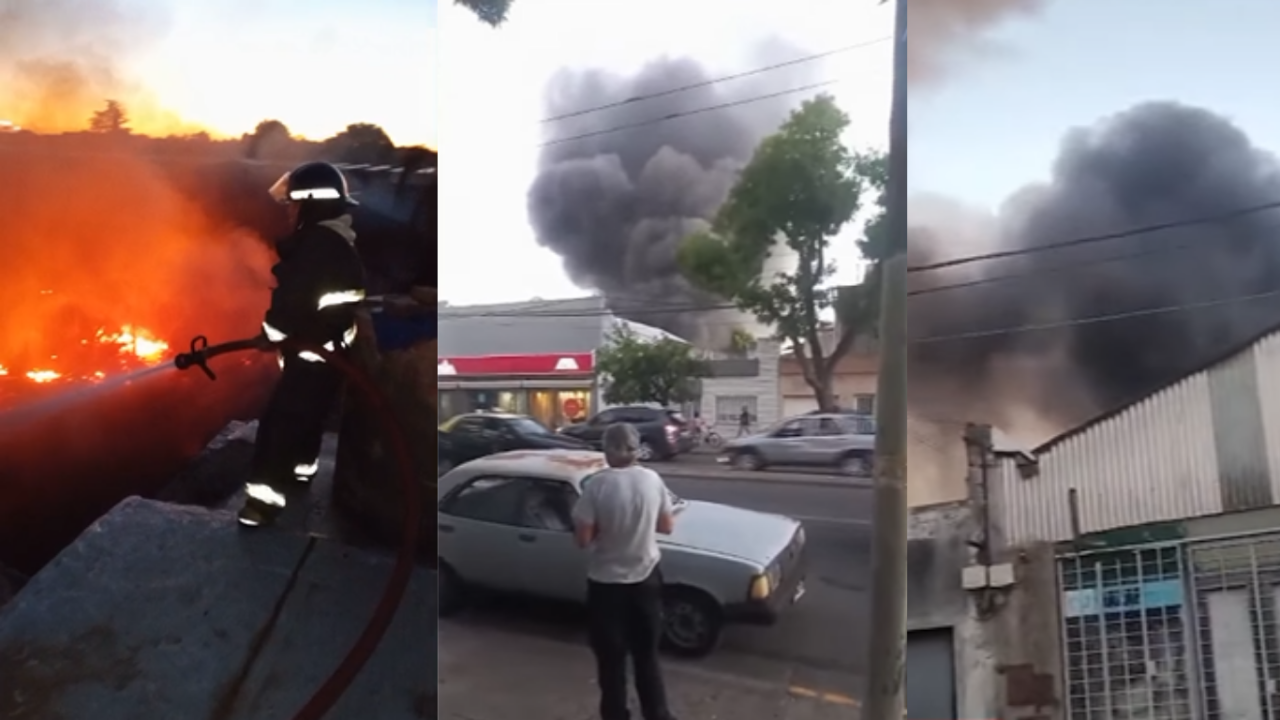 El fuego se originó en un depósito ubicado en calle Bolivia y White, a pocas cuadras de las Cuatro Plazas. Varias dotaciones de bomberos trabajaron para controlar las llamas. No hubo heridos, pero las pérdidas materiales fueron totales.