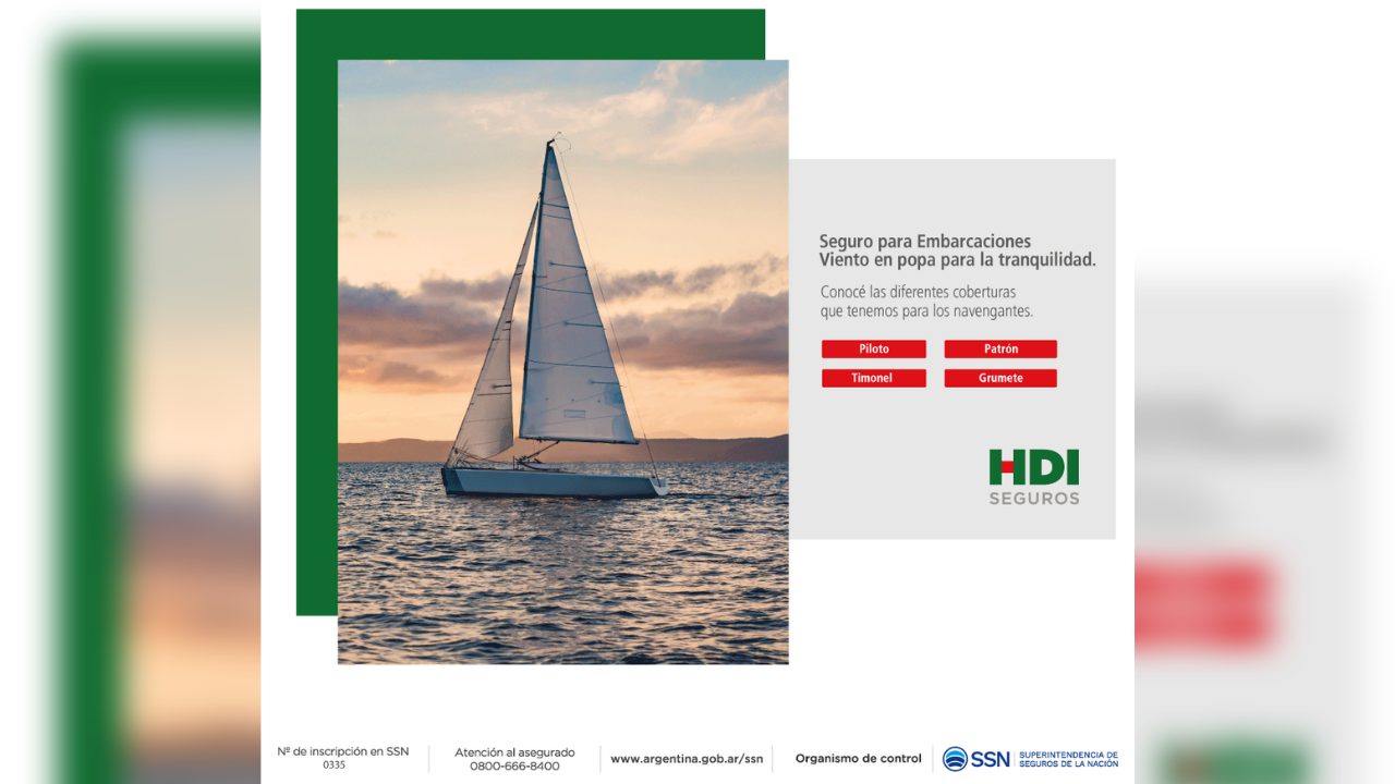 HDI Seguros relanza Embarcaciones de Placer, el producto que protege las embarcaciones de uso particular con amplias coberturas y servicios preferenciales para los navegantes...