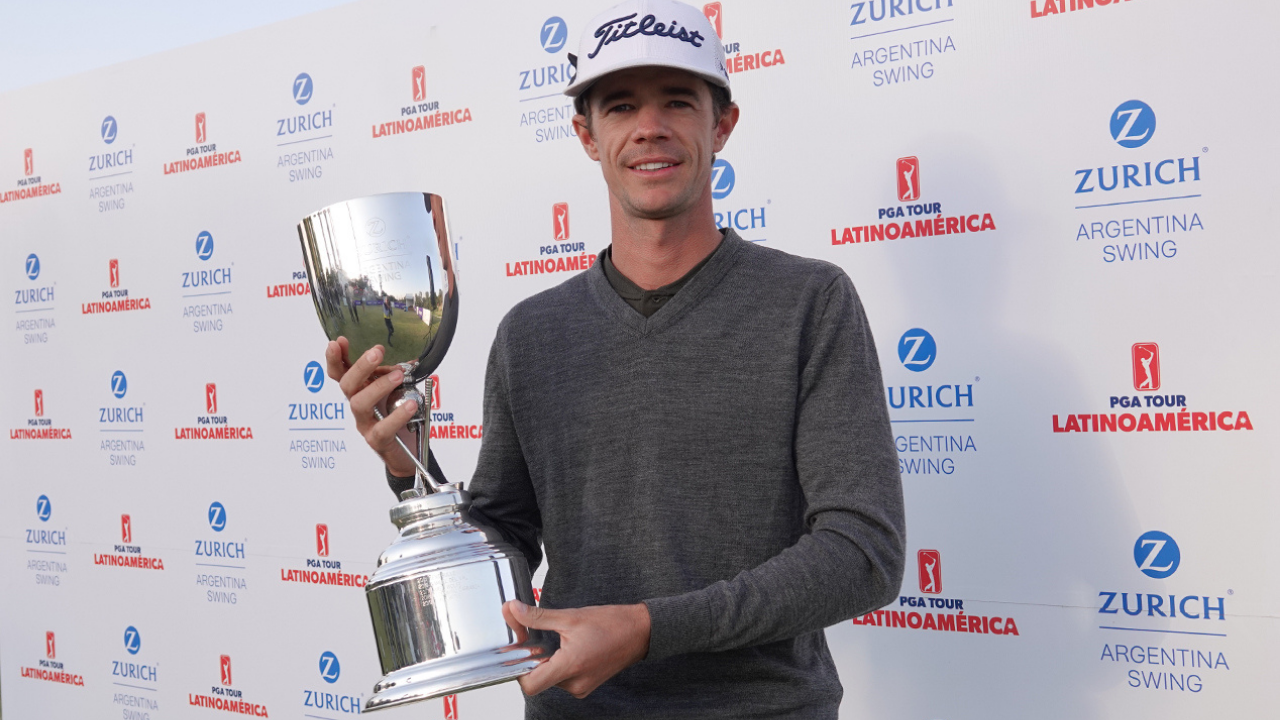 El cordobés se consagró campeón de la competencia que brinda un premio de 10.000 dólares al mejor golfista de los tres torneos...