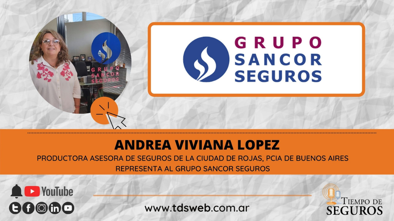 Entrevistamos a ANDREA VIVIANA LÓPEZ, productora de seguros que ejerce su actividad en la ciudad de Rojas, Provincia de Buenos Aires y que representa al Grupo Sancor Seguros. Te invitamos a conocer acerca de ella, de su ciudad y de cómo desarrolla la profesión en esta importante localidad.