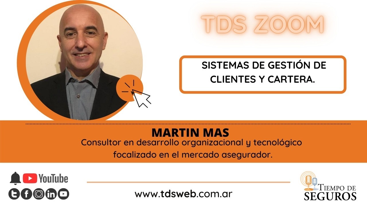 MARTIN MAS, consultor en desarrollo organizacional y tecnológico focalizado en el mercado asegurador, actualmente acompañando intensamente a la organización New Leaders en su proyecto de profesionalización de productores...