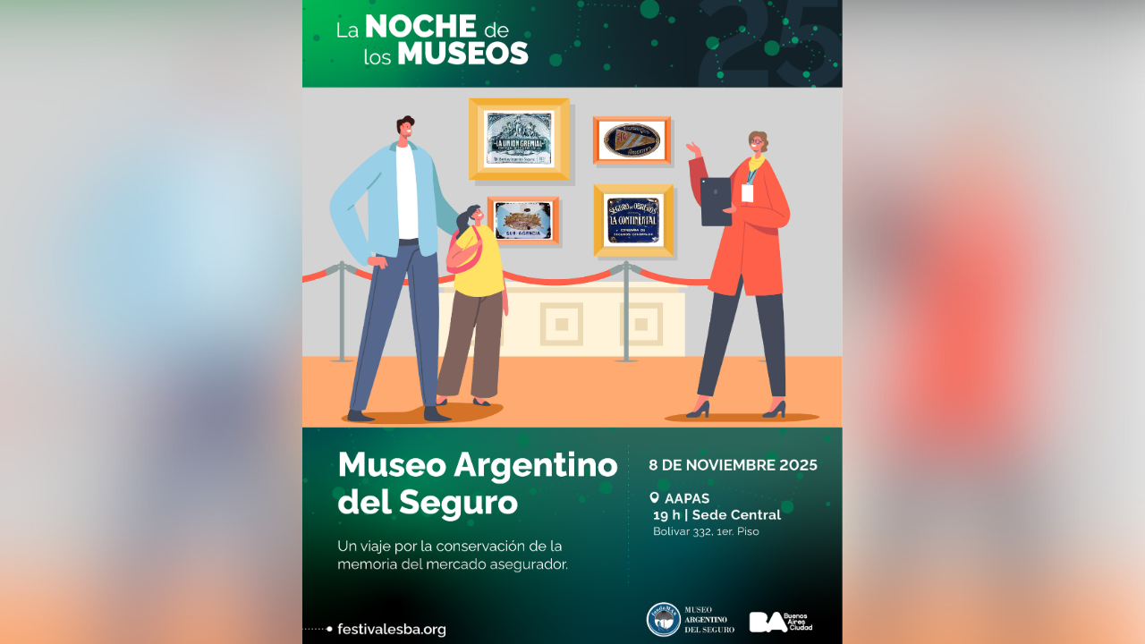 El sábado 8 de noviembre, te esperamos en la Noche de los Museos 2025, una edición especial que reúne a más de 300 espacios culturales.