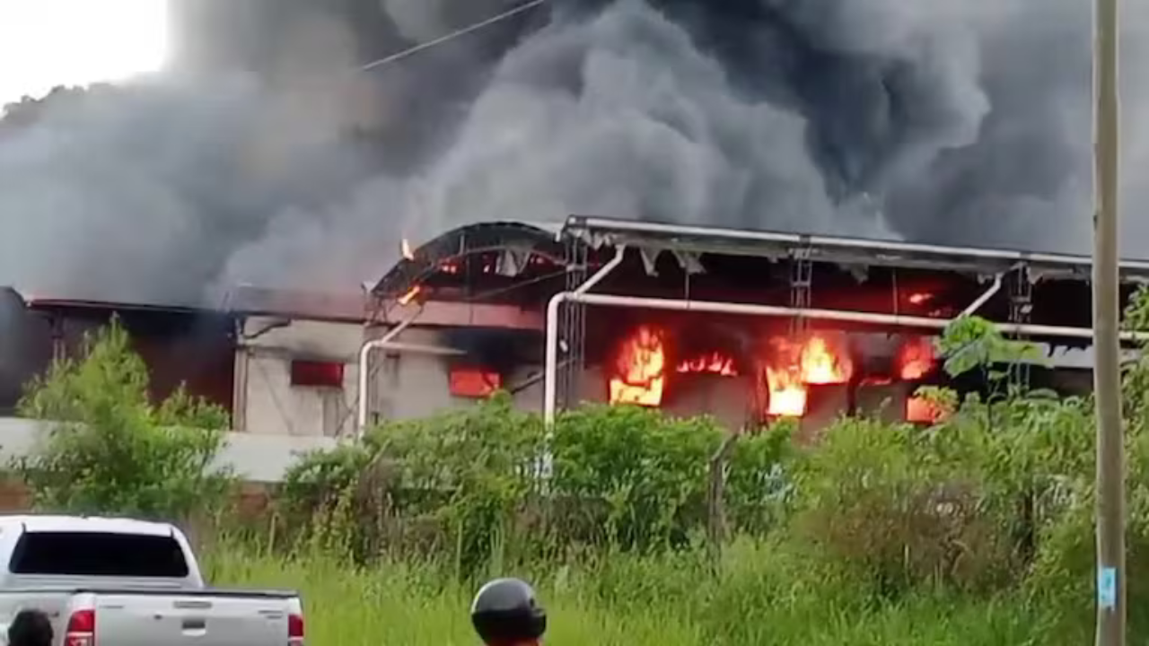 Las llamas avanzaron sobre un depósito y el estacionamiento del comercio. Se desconocen las causas que comenzaron el fuego.