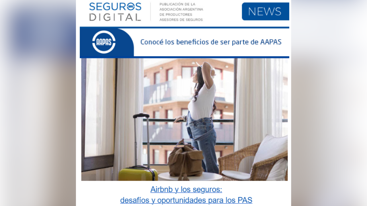 Un nuevo número de la revista SEGUROS en su formato digital editada por la Asociación Argentina de Productores Asesores de Seguros (AAPAS).