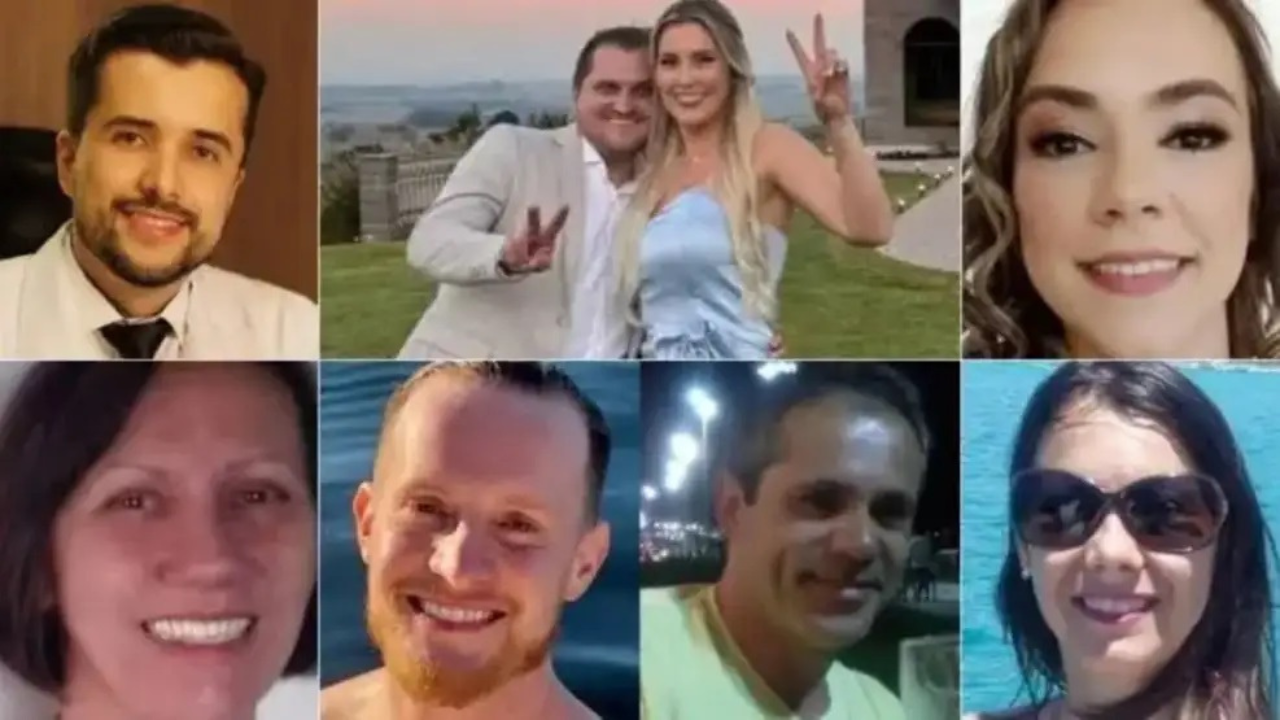 Había dos parejas, una madre con su hija y otros destacados profesionales entre quienes perdieron la vida cuando el globo se incendió en pleno vuelo en Praia Grande, al sur del país.