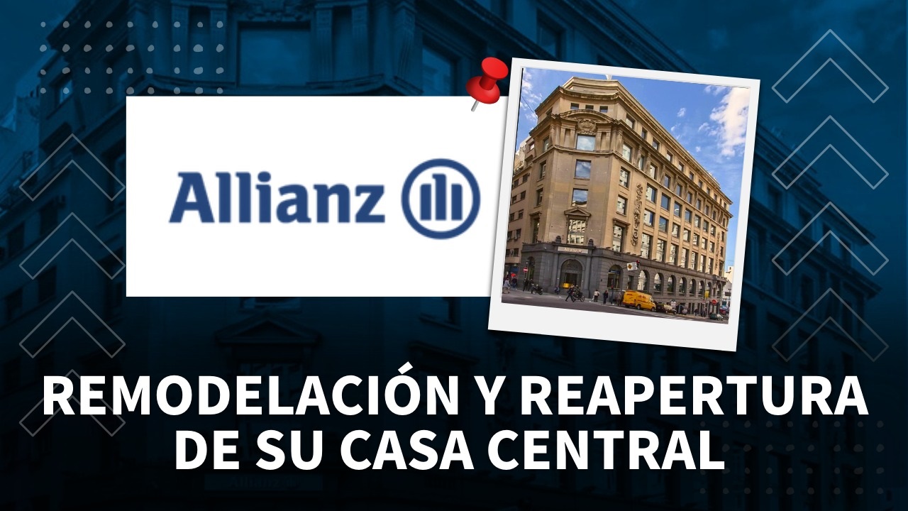 Charlamos con la Arquitecta Marisa Palmero Cetrangolo, Gte. de compras y facilities de @AllianzArg. quien nos contó acerca del proyecto de remodelación del edificio histórico de Allianz...