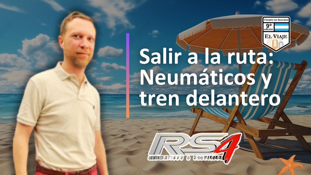 Un nuevo contenido de la 9a. edición de "El Viaje de Tiempo de Seguros". En esta ocasión BRIAN KELLY, responsable de RS 4 NEUMÁTICOS Y SERVICIOS, nos dice que hay que tener en cuenta antes de salir a la ruta, en relación a los neumáticos.