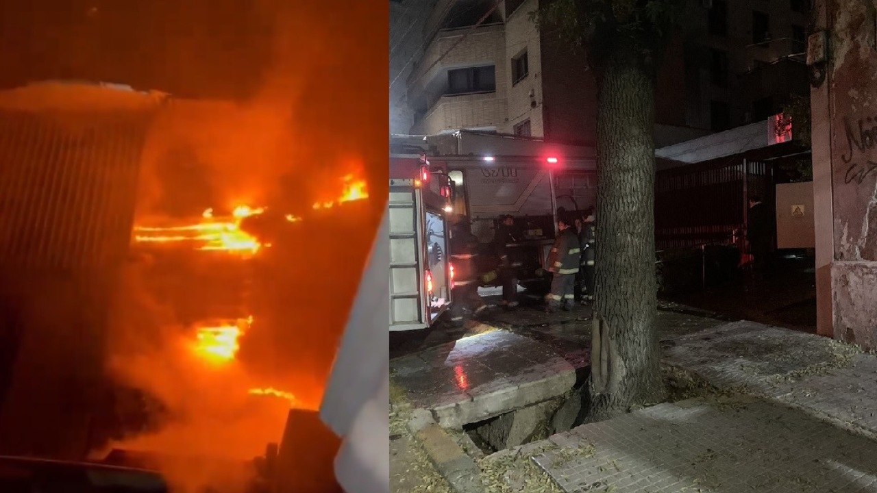 En la madrugada de este viernes se incendió el instituto de Diagnóstico y Resonancia de Mendoza ubicado en la calle Buenos Aires al 428, frente a la Plaza Sarmiento. Investigan qué provocó las llamas.