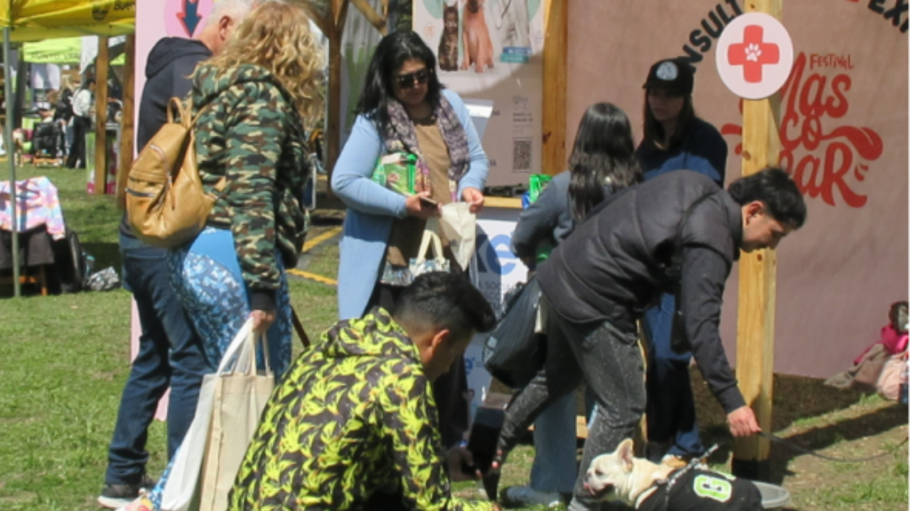 El fin de semana del 30 de septiembre y 1° de octubre en el parque 3 de Febrero de la Ciudad de Buenos Aires, el stand de Iké estuvo dedicado a las consultas “exprés”.