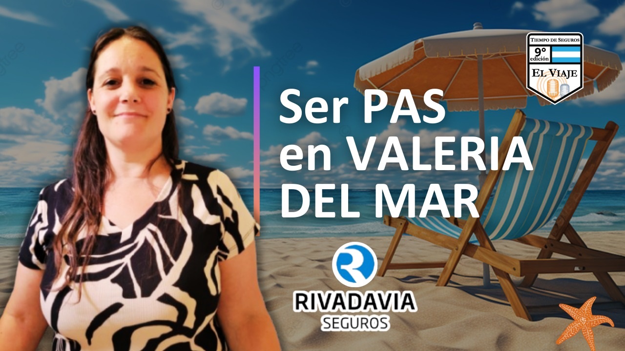 En la continuidad de la 9° edición de "El Viaje de Tiempo de Seguros" llegamos a Valeria de Mar y conversamos con la colega PAOLA VÁZQUEZ quien opera con Seguros Rivadavia y nos habló de su trayectoria en la actividad.